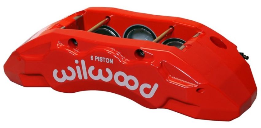 Wilwood 120-13815-RD Caliper-TX6R- R/H - Red 2.00/1.88/1.88in Pistons 1.38in Disc