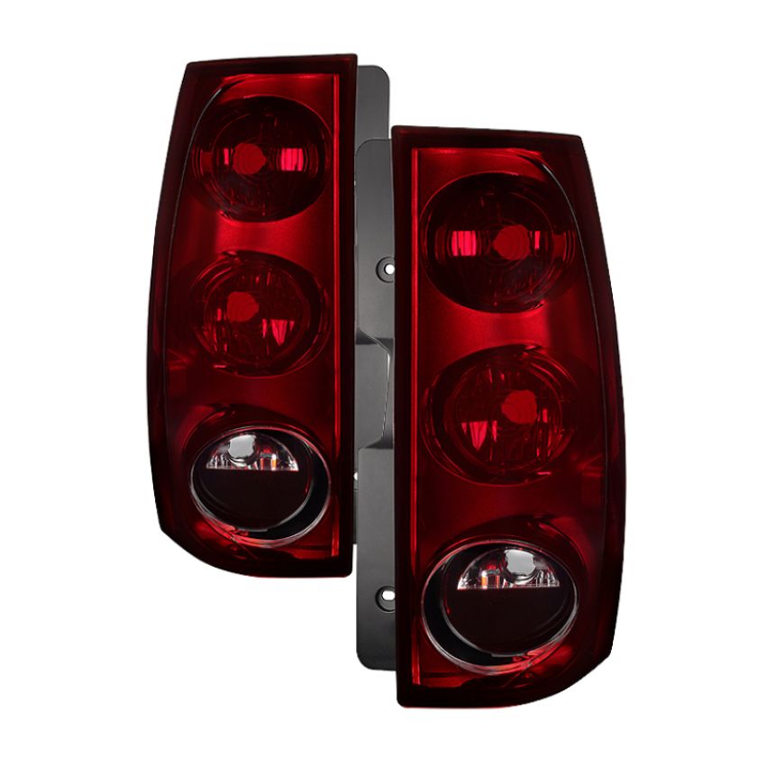 SPYDER 9034589 Xtune GMC Yukon Xl 1500/2500 2007-2012 OEM Style Tail Lights Red Smoked ALT-JH-GYXL07-OE-RSM