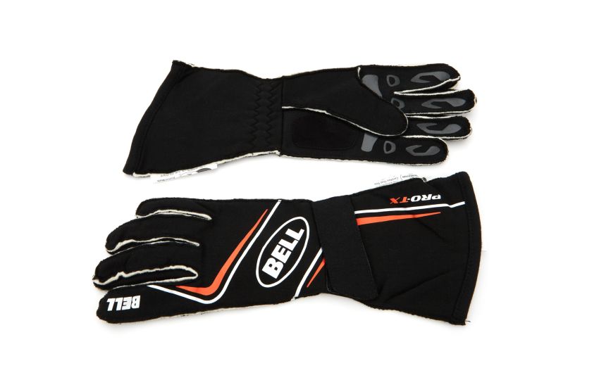 BELL HELMETS BELBR20051 Glove PRO-TX Black/Org Small SFI 3.3/5