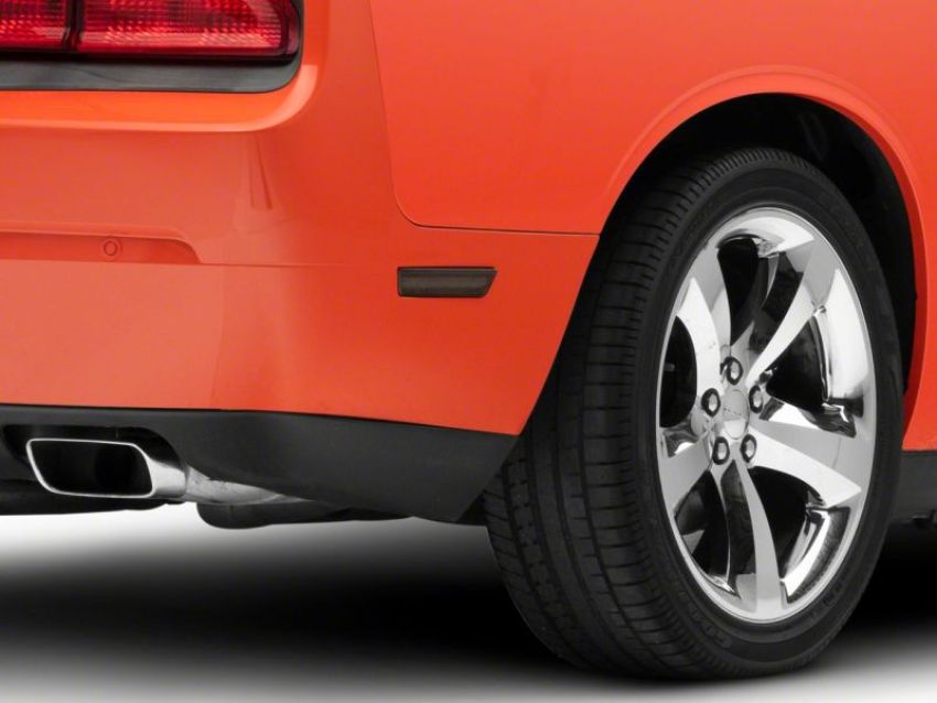 Raxiom CH7123 08-14 Dodge Challenger 11-14 Dodge Charger Axial Series LED Rear Side Marker Lights- Smoked