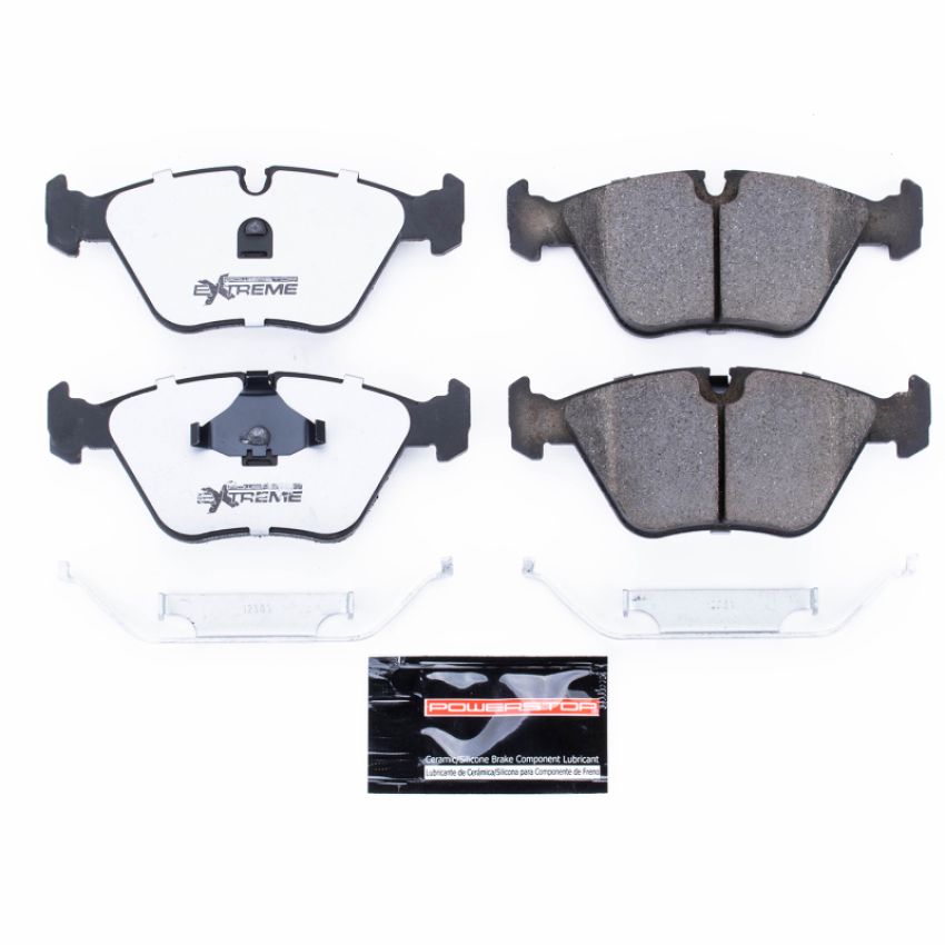 PowerStop Z26-394 PowerStop - Z26 Performance Carbon-Fiber Ceramic Brake Pads with Hardware Kit
