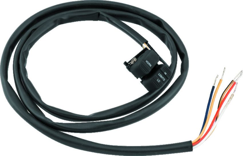 TwinPower 601697 Twin Power 96-13 Big Twin XL V-Rod Black Dimmer/Horn Switch Replaces H-D 71597-96 71682-06A