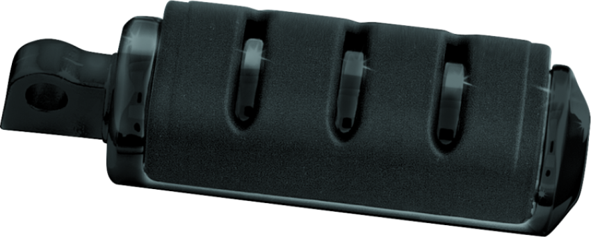 Kuryakyn 7561 Trident Large Peg With Male Adapter Gloss Black