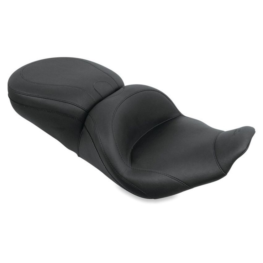 Mustang Motorcycle 79670 Mustang 97-07 Harley Rd King,06-07 Str Glide,00-05 Eagle Lowdown Touring 1PC Seat - Black