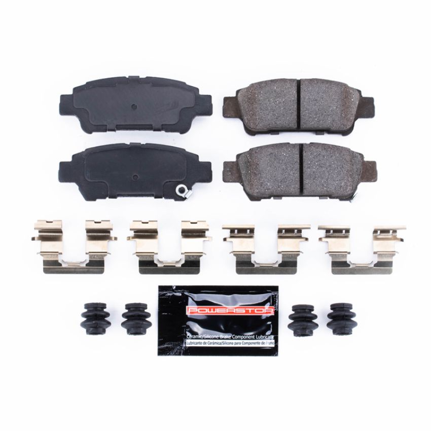 PowerStop Z23-995 PowerStop - Z23 Daily Driver Carbon-Fiber Ceramic Brake Pads with Hardware Kit