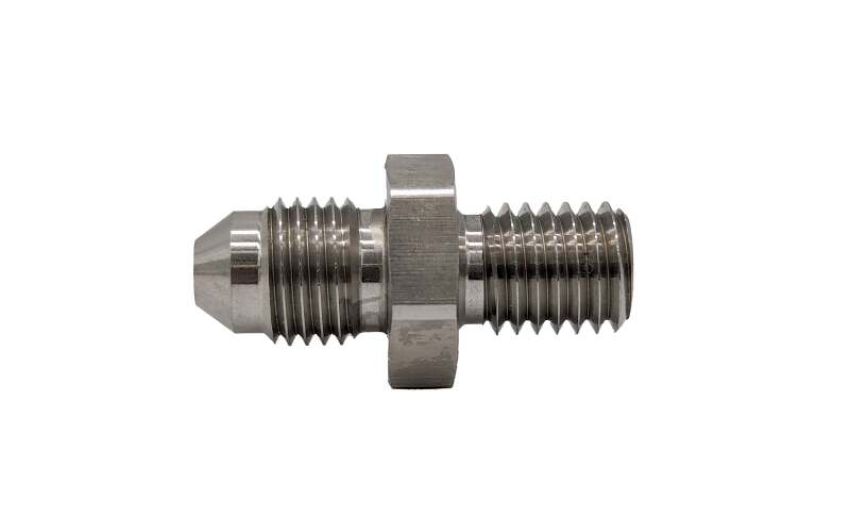 Forced Performance GBAN816-4-M1015 Stainless Steel M10x1.5 to -4AN Straight Fitting