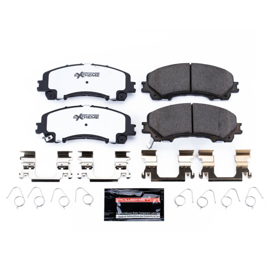 PowerStop Z26-1736 PowerStop - Z26 Performance Carbon-Fiber Ceramic Brake Pads with Hardware Kit