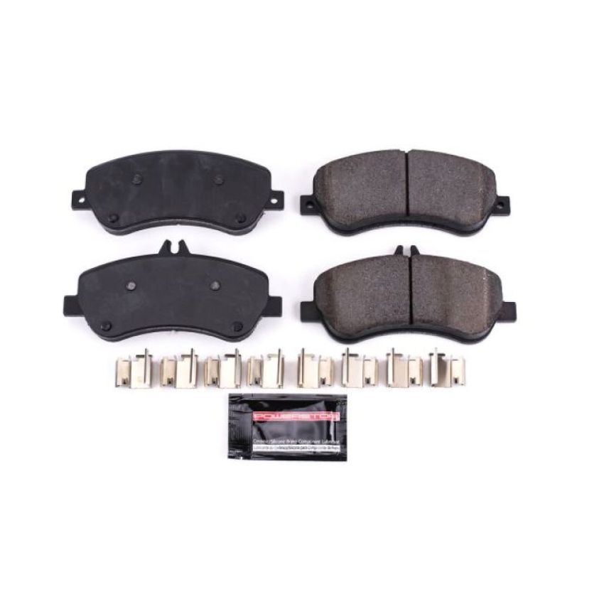 PowerStop Z23-1406 PowerStop - Z23 Daily Driver Carbon-Fiber Ceramic Brake Pads with Hardware Kit
