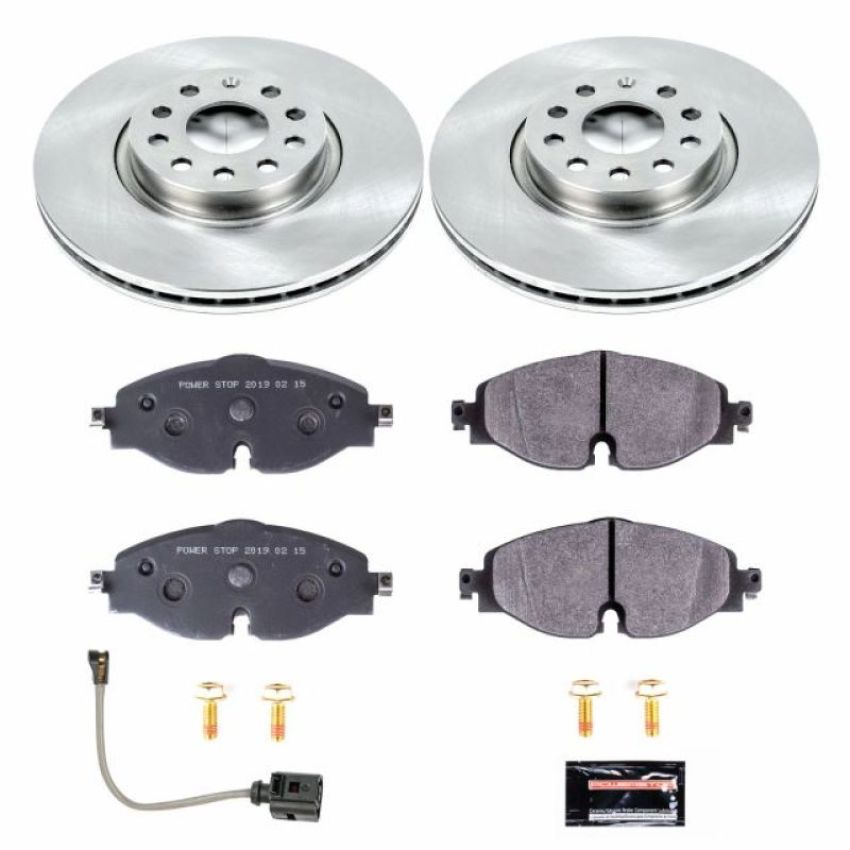 PowerStop TDSK7082 Track Day Spec High-Performance Brake Pad and Rotor Kit