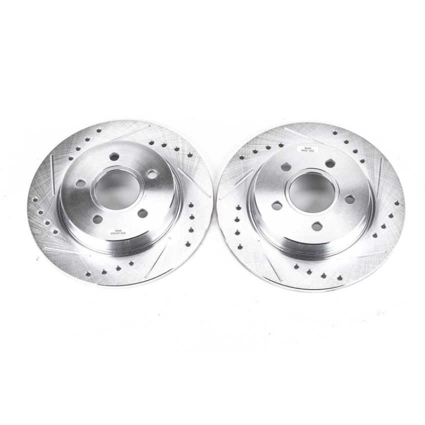 PowerStop AR85145XPR PowerStop Evolution Performance Drilled, Slotted & Plated Brake Rotor Pair