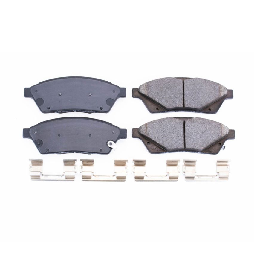 PowerStop 17-1422 PowerStop - Z17 Low-Dust Ceramic Brake Pads with Hardware