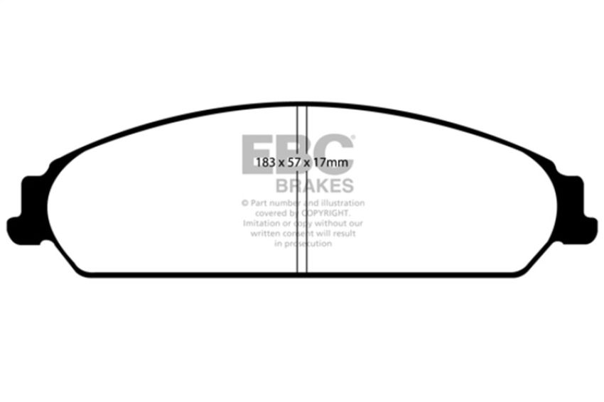 EBC Brakes DP31724C Redstuff Ceramic Low Dust Brake Pads