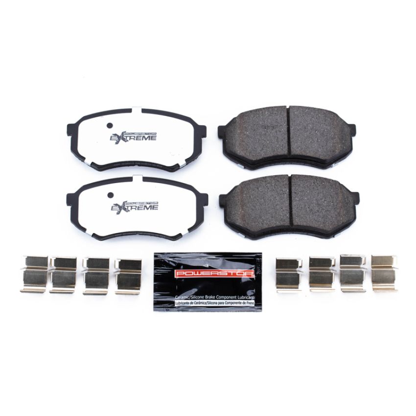 PowerStop Z36-389 PowerStop - Z36 Truck and SUV Carbon-Fiber Ceramic Brake Pads with Hardware Kit