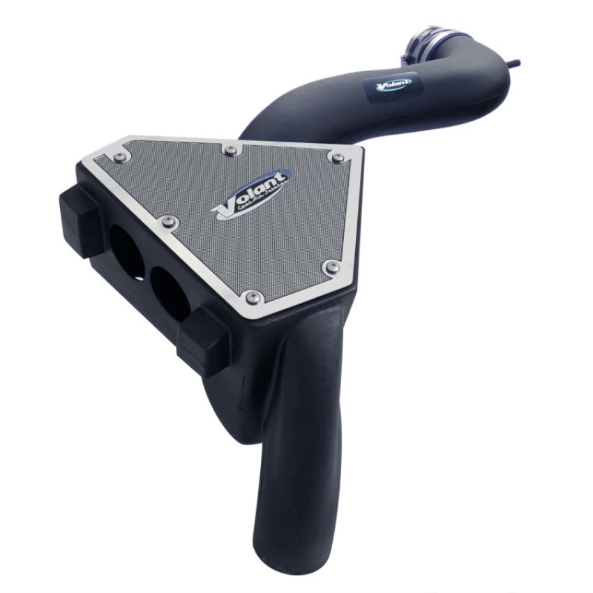 Volant 16847 Volant air intake systems utilize a high-velocity venturi filter adapter which provides a smooth transition through the MAF sensor into the intake tube for a much needed airflow improvement over the factory rubber tubing and resonator box.