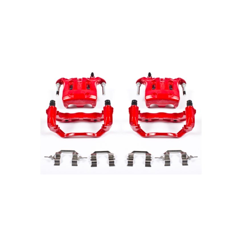 PowerStop S2870 Red Powder Coated Calipers