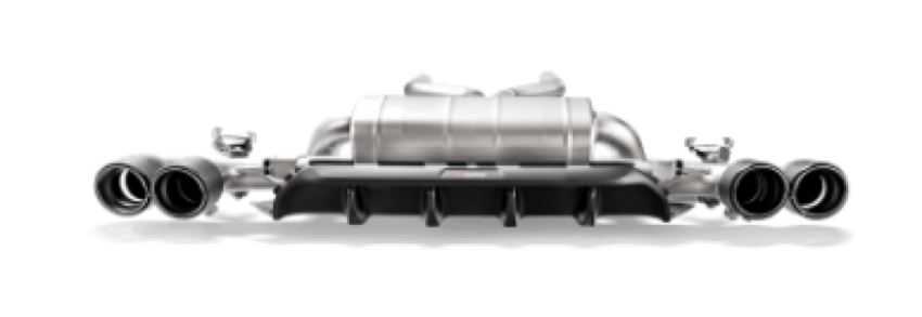 Akrapovic DI-BM/CA/5/M/RS Rear Carbon Fiber Diffuser - Matte