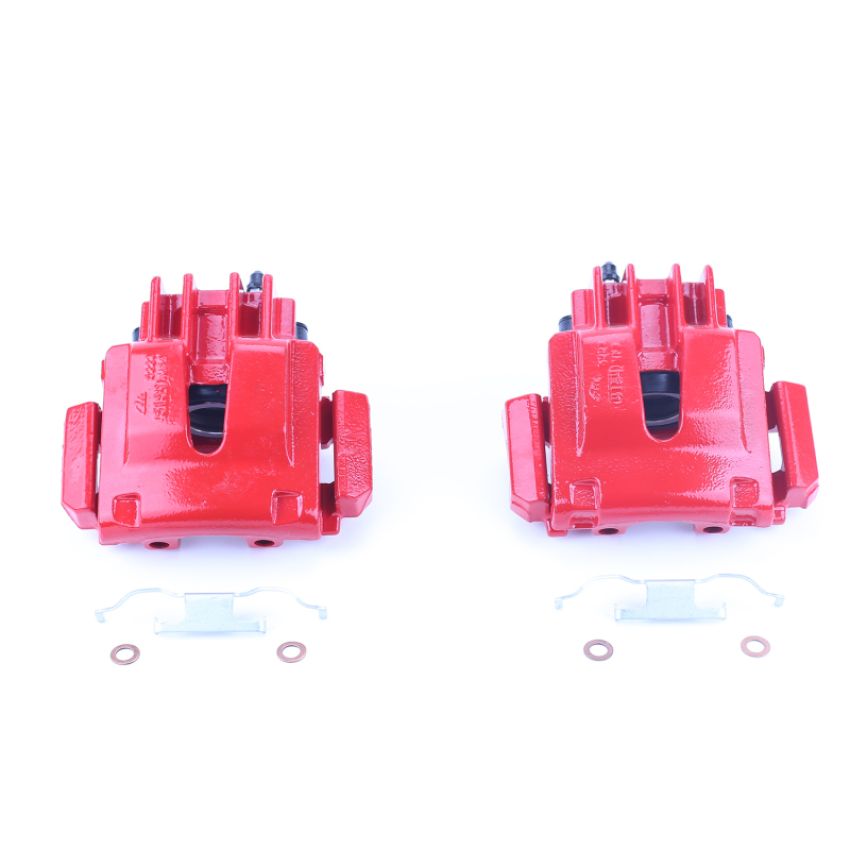 PowerStop S4830 Red Powder Coated Calipers