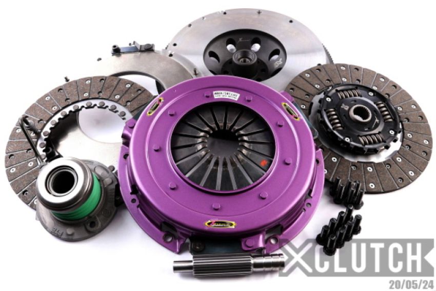 XCLUTCH XKFD27640-2A 15-20 Ford Mustang Shelby GT350 5.2L 10.5in Twin Sprung Organic Clutch Kit