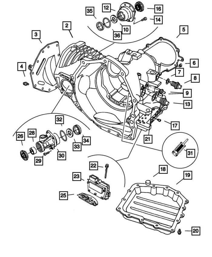 Mopar 4800879 SENSOR TRANSMISSION OUTPUT SPEED
