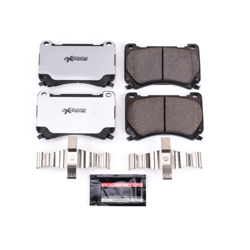 PowerStop Z26-1396 PowerStop - Z26 Performance Carbon-Fiber Ceramic Brake Pads with Hardware Kit