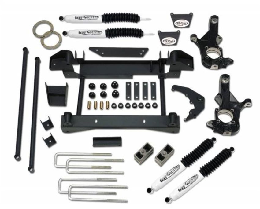 Tuff Country 16990KN 01-06 Chevy Silverado 3500 4x4 6in Lift Kit (w/1pc Sub Frame SX8000 Shocks)