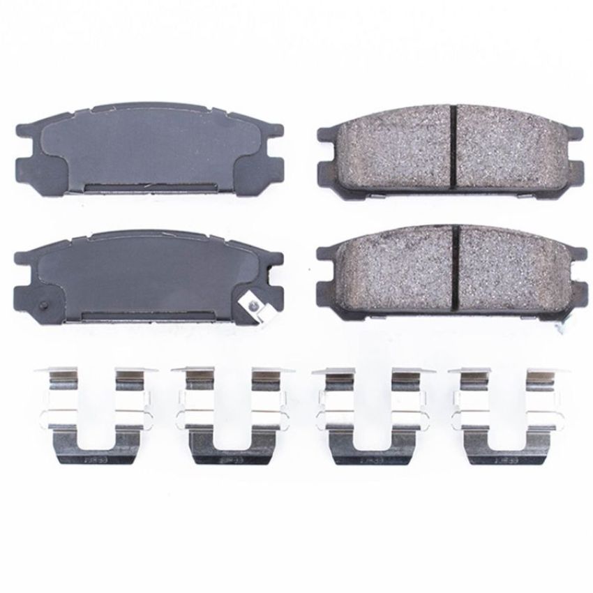 PowerStop 17-471 PowerStop - Z17 Low-Dust Ceramic Brake Pads with Hardware