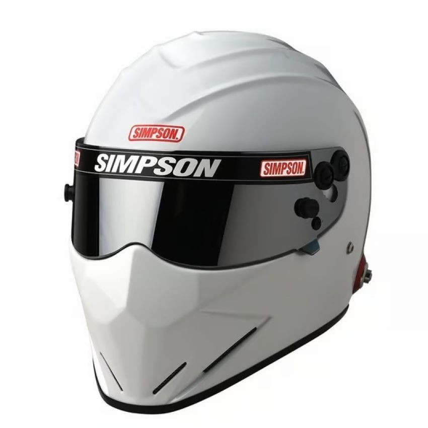 SIMPSON SAFETY SIM7297581 Helmet Diamondback 7-5/8 White SA2020