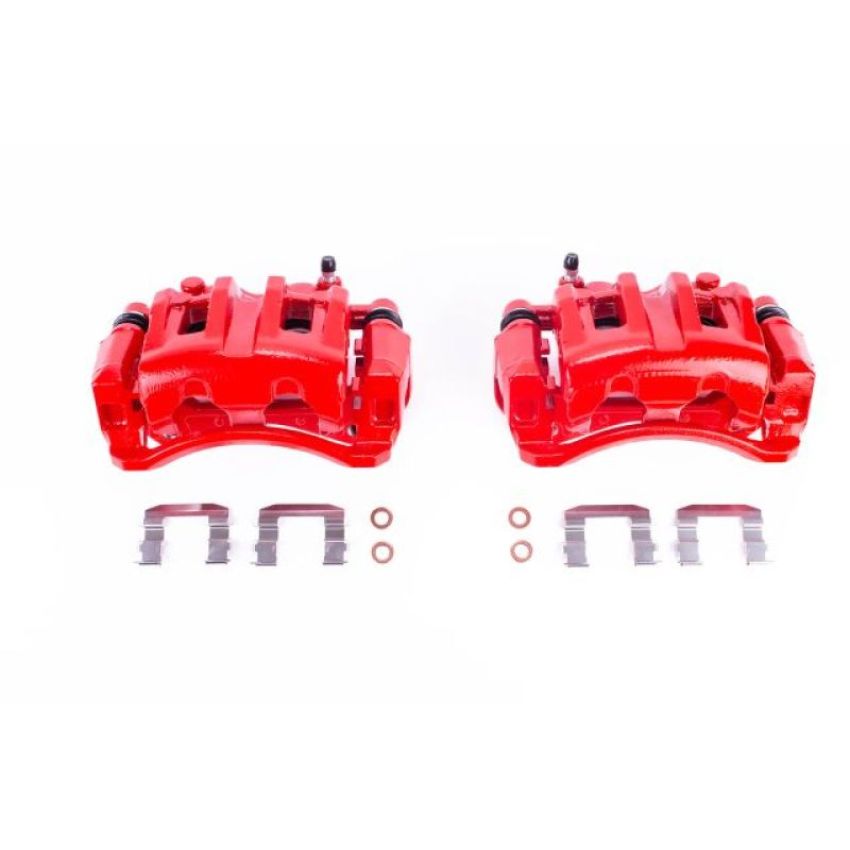PowerStop S3344 Red Powder Coated Calipers
