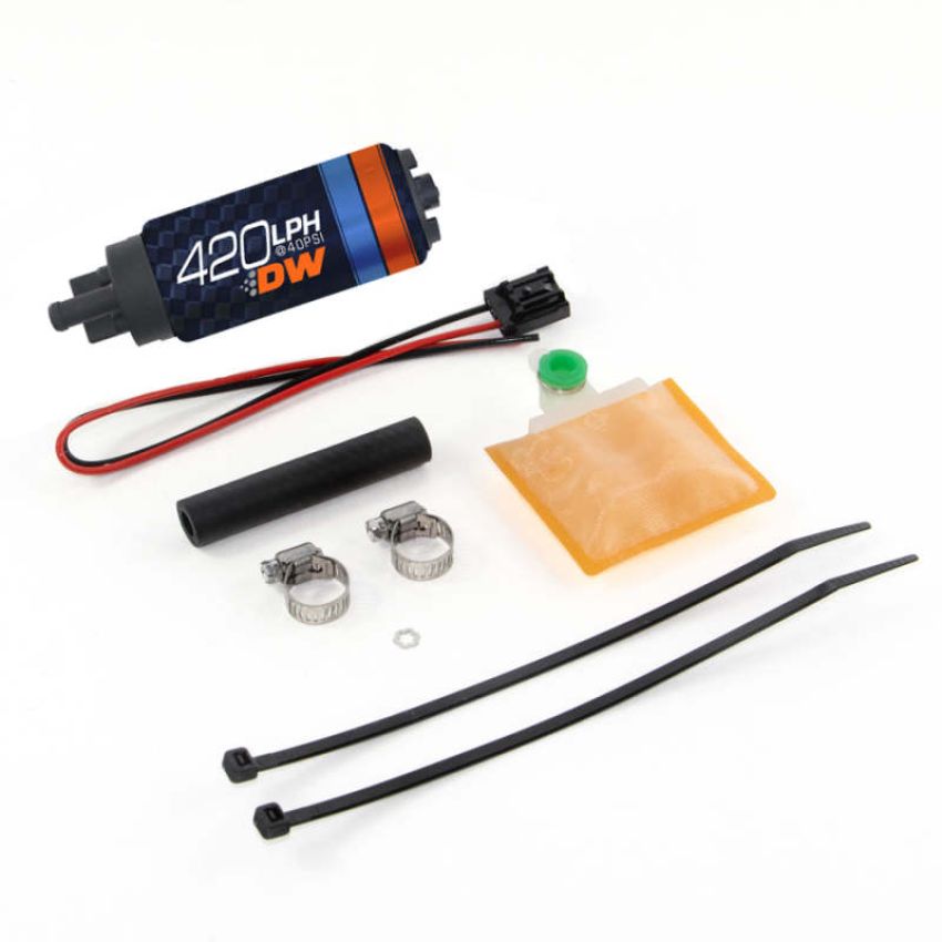 DeatschWerks 9-421-0883 DW420 Series 420lph In-Tank Fuel Pump w/ Install Kit For Eclipse (All FWD) 90-94