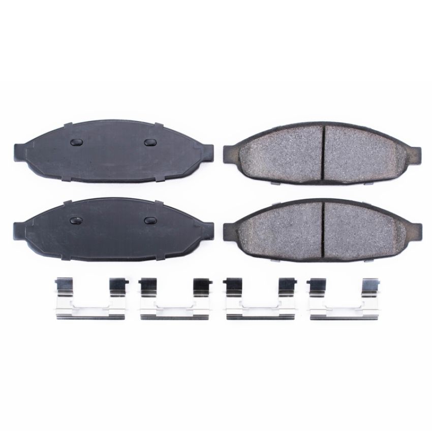 PowerStop 17-997 PowerStop - Z17 Low-Dust Ceramic Brake Pads with Hardware