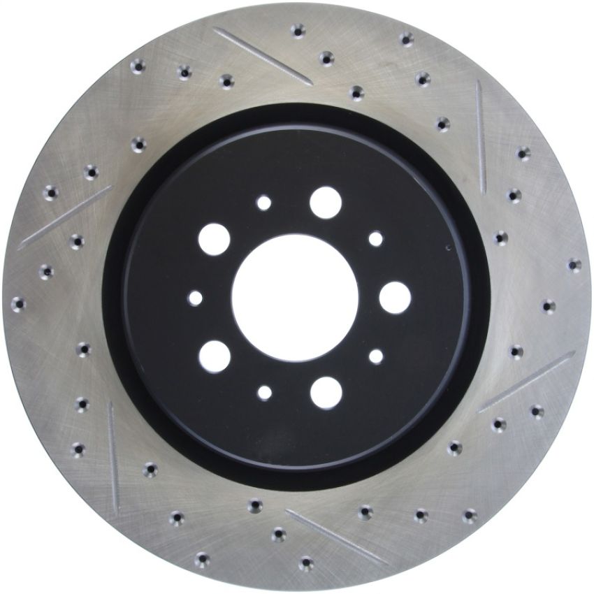 Stoptech 127.39036L Slotted & Drilled Sport Brake Rotor