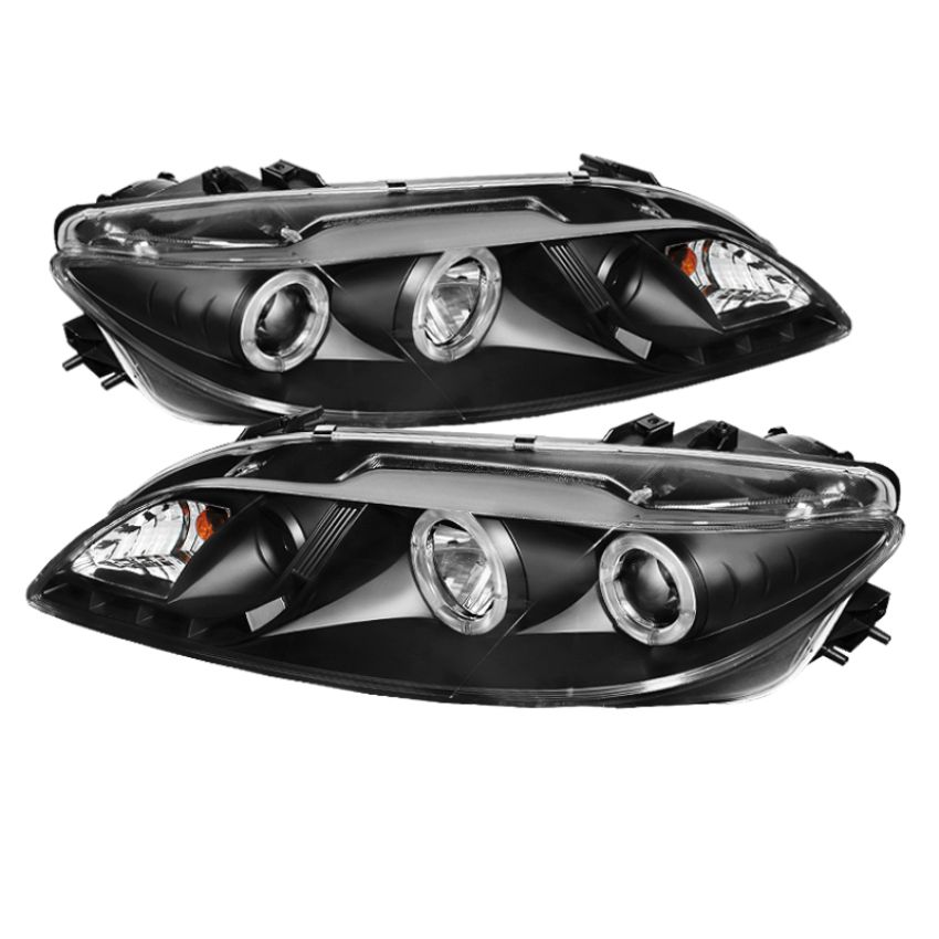 SPYDER 5042538 Projector Headlights - LED Halo - DRL - Black