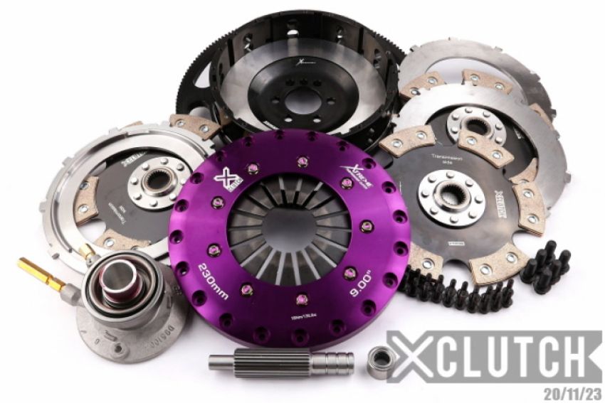 XCLUTCH XKGM23630-3E 98-02 Chevrolet Camaro Z28 5.7L 9in Triple Solid Ceramic Clutch Kit