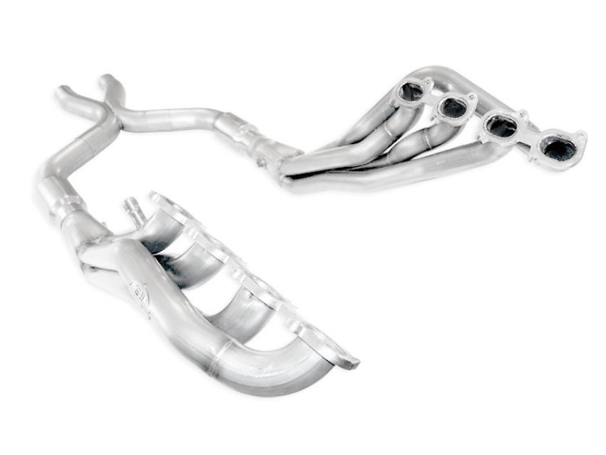 Stainless Works GT5HCAT 2007-10 Shelby GT500 Headers 1-7/8in Primaries High-Flow Cats 3in X-Pipe