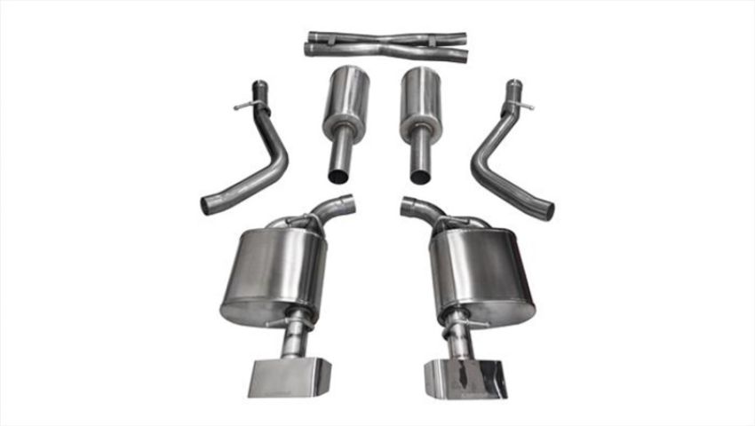 CORSA Performance 14975 Corsa 2015-2016 Dodge Challenger 5.7L V8 V8 Polished Xtreme Cat-Back