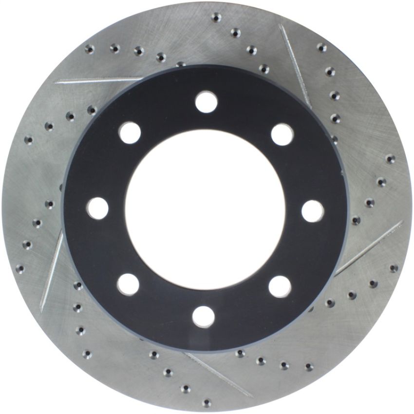Stoptech 127.67072L Slotted & Drilled Sport Brake Rotor