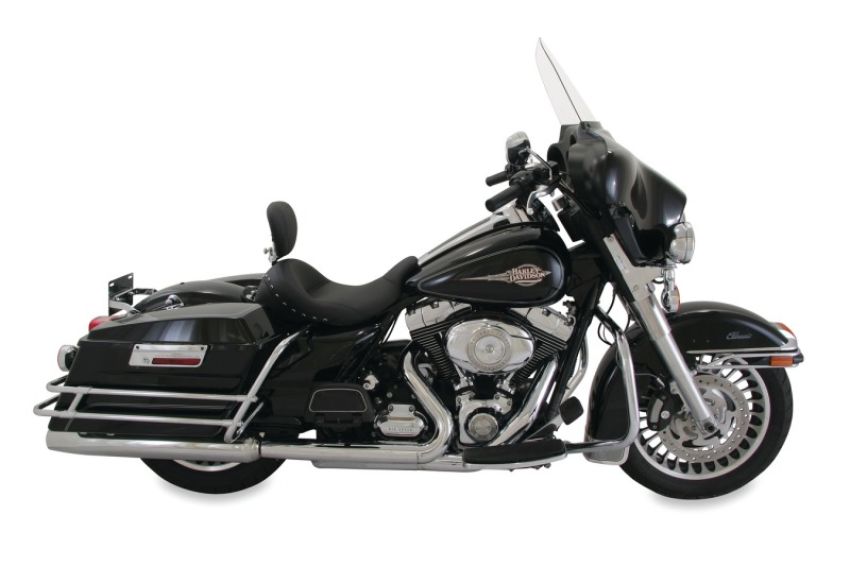 Mustang Motorcycle 79602 Mustang 08-21 Harley Electra Glide Std,Rd Glide,Rd King,Str Glide Std Touring Solo Seat Studs- Blac