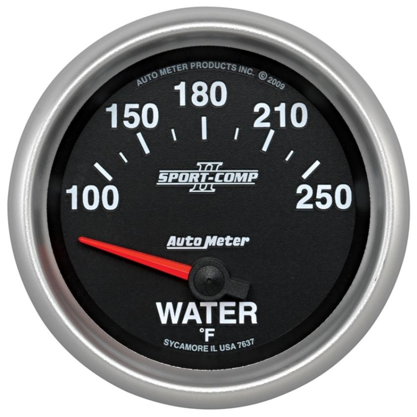 AutoMeter 7637 GAUGE, WATER TEMP, 2 5/8