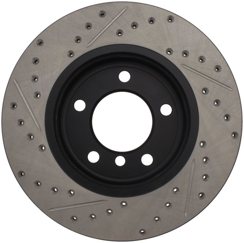 Stoptech 127.34048L Power Slot 01-02 BMW Z3 / 03-09 Z4 / 3 Series Front Left Drilled & Slotted Rotor