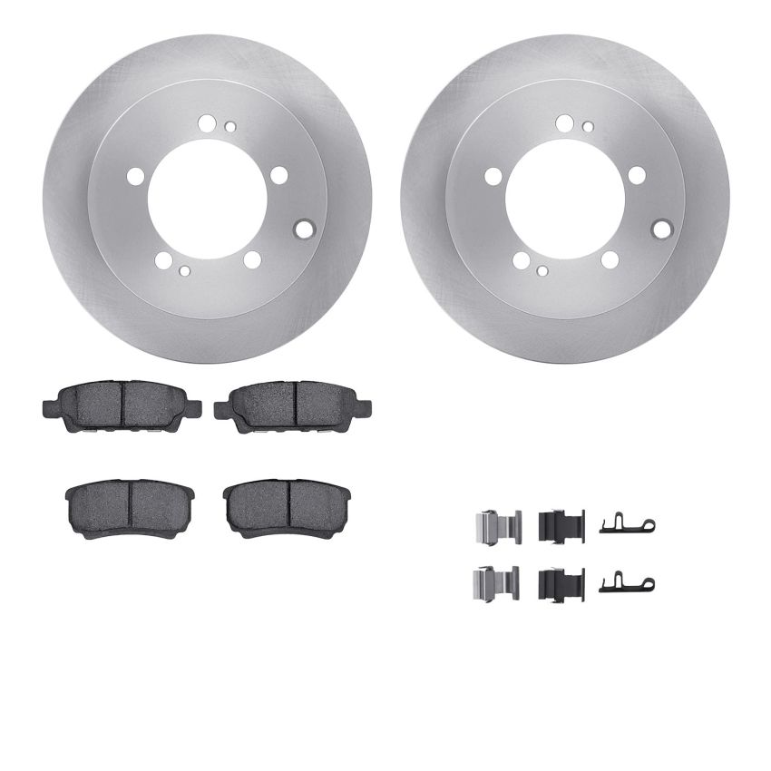 Dynamic Friction 6512-72180 Rotor Kit