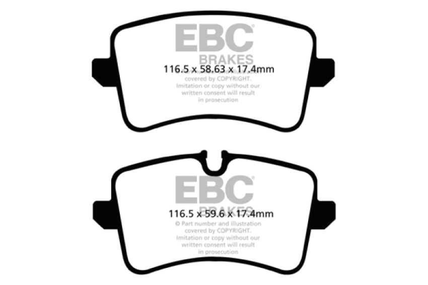 EBC Brakes DP32082C Redstuff Ceramic Low Dust Brake Pads