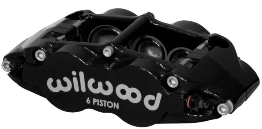 Wilwood 120-11780-BK Caliper-Narrow Superlite 6R-RH - Black 1.62/1.12/1.12in Pistons 1.10in Disc