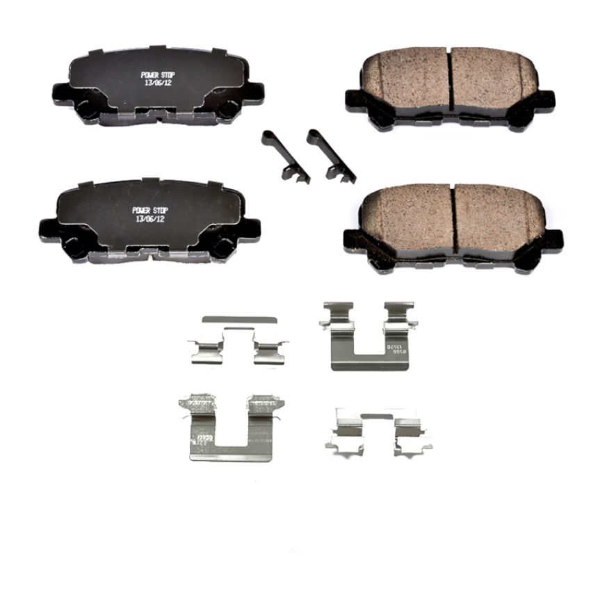 PowerStop 17-1585 PowerStop - Z17 Low-Dust Ceramic Brake Pads with Hardware