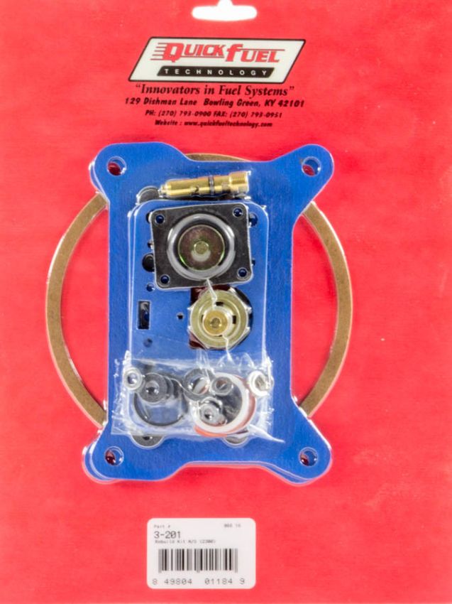 QUICK FUEL TECHNOLOGY QFT3-201 2300 Rebuild Kit - Non-Stick