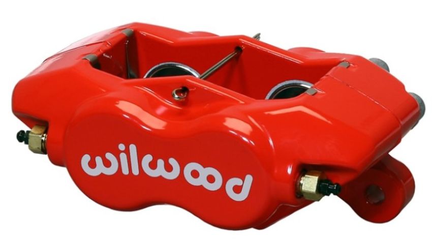 Wilwood 120-13844-RD Caliper-Forged DynaliteI-Red 1.75in Pistons .81in Disc