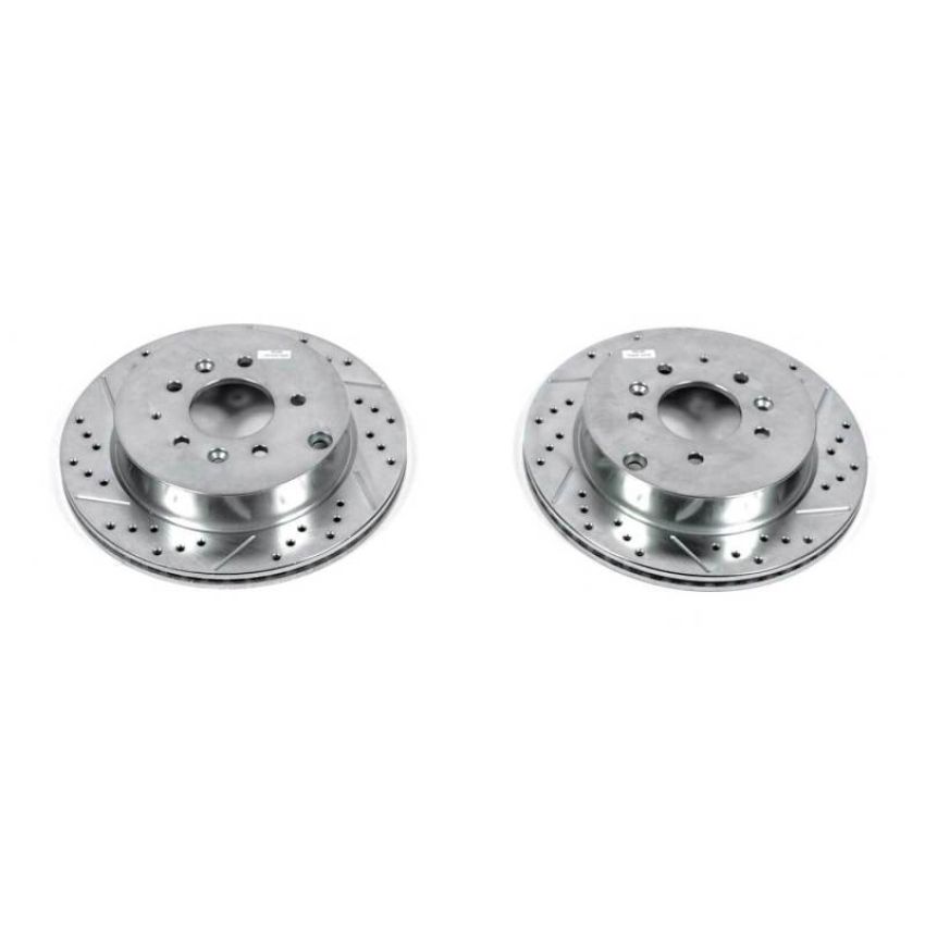 PowerStop JBR1397XPR PowerStop Evolution Performance Drilled, Slotted & Plated Brake Rotor Pair