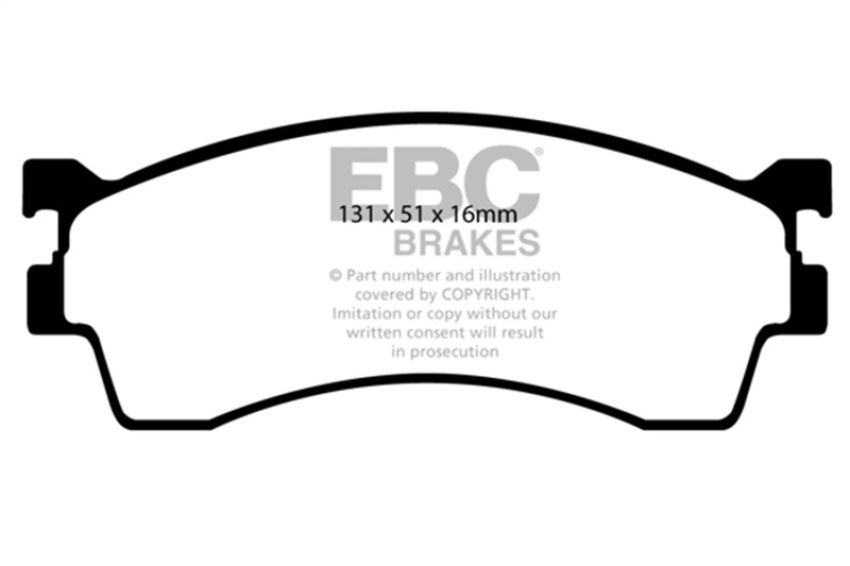 EBC Brakes UD893 Ultimax OEM Replacement Brake Pads
