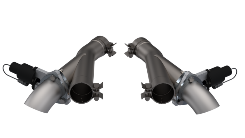 QTP 527112 2012-2022 Jeep Grand Cherokee SRT, Trackhawk, Dodge Durango SRT  Aggressor Cutout Pipes