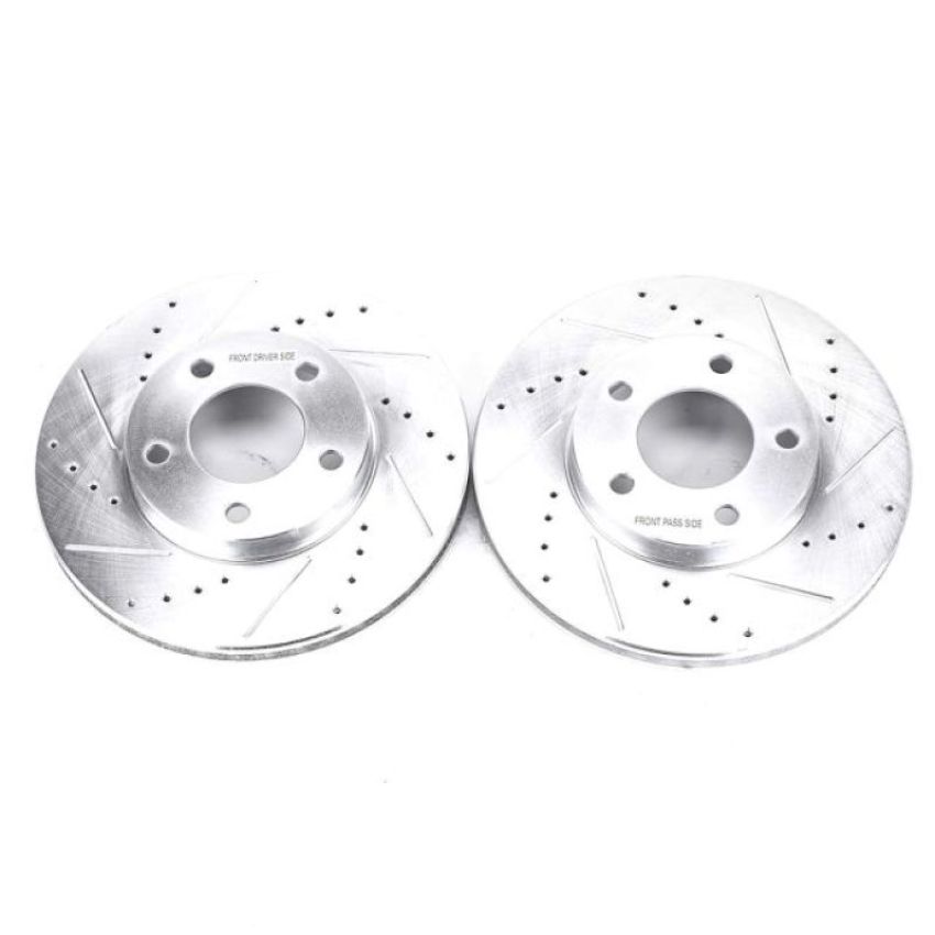 PowerStop AR8588XPR PowerStop Evolution Performance Drilled, Slotted & Plated Brake Rotor Pair