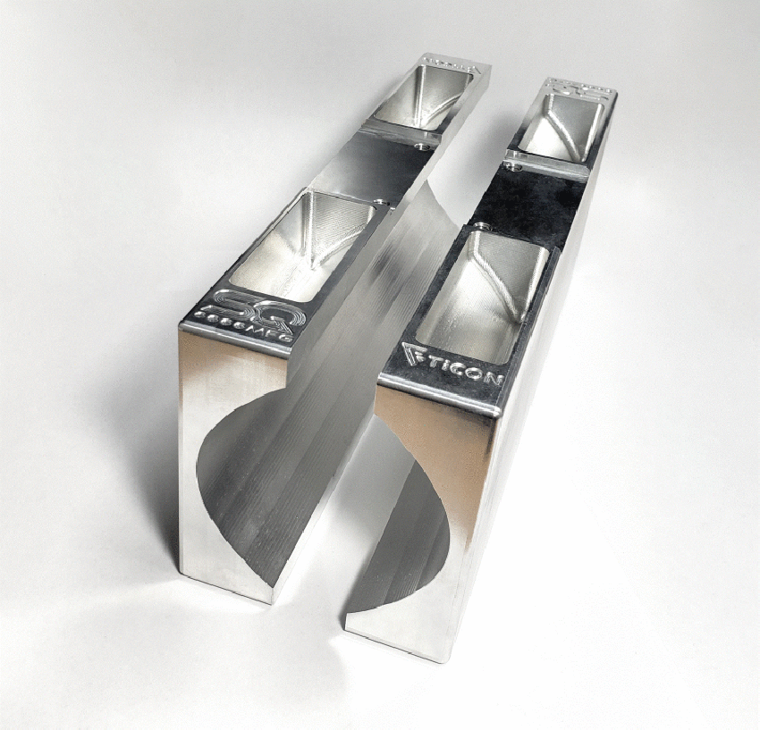 Ticon 903-03002-2000 Industries 2.5in/3in/3.5in OD Sequence Straight Tube Cutting Jig